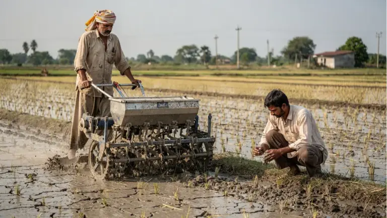 धान की सीधी बुवाई की उपयोगिता