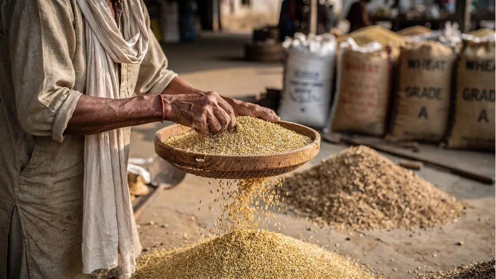 बेचने से पहले सफाई और छंटाई